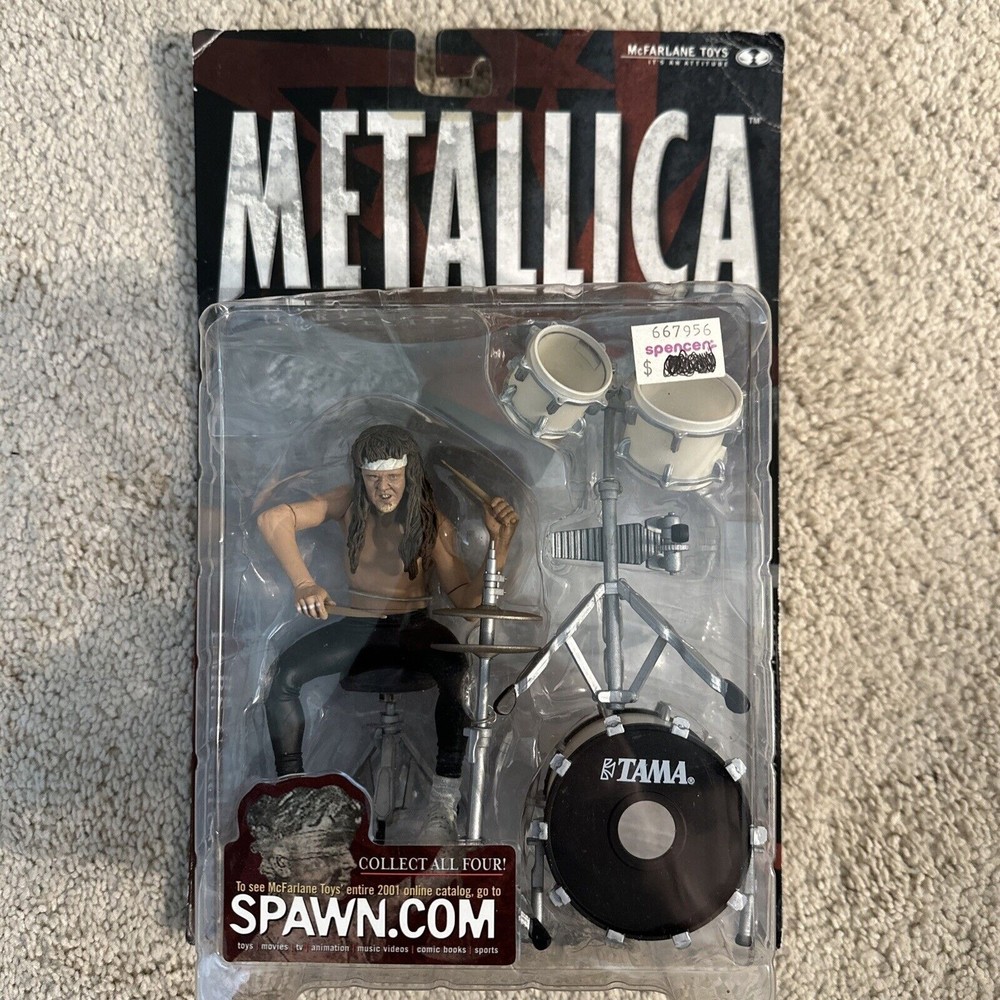 McFarlane Toys Metallica Harvesters of Sorrow Lars Ulrich Action Figure 2001